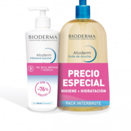 BIODERMA ATODERM PACK INTENSIVE BAUME 500ML + HUILE DOUCHE 1L