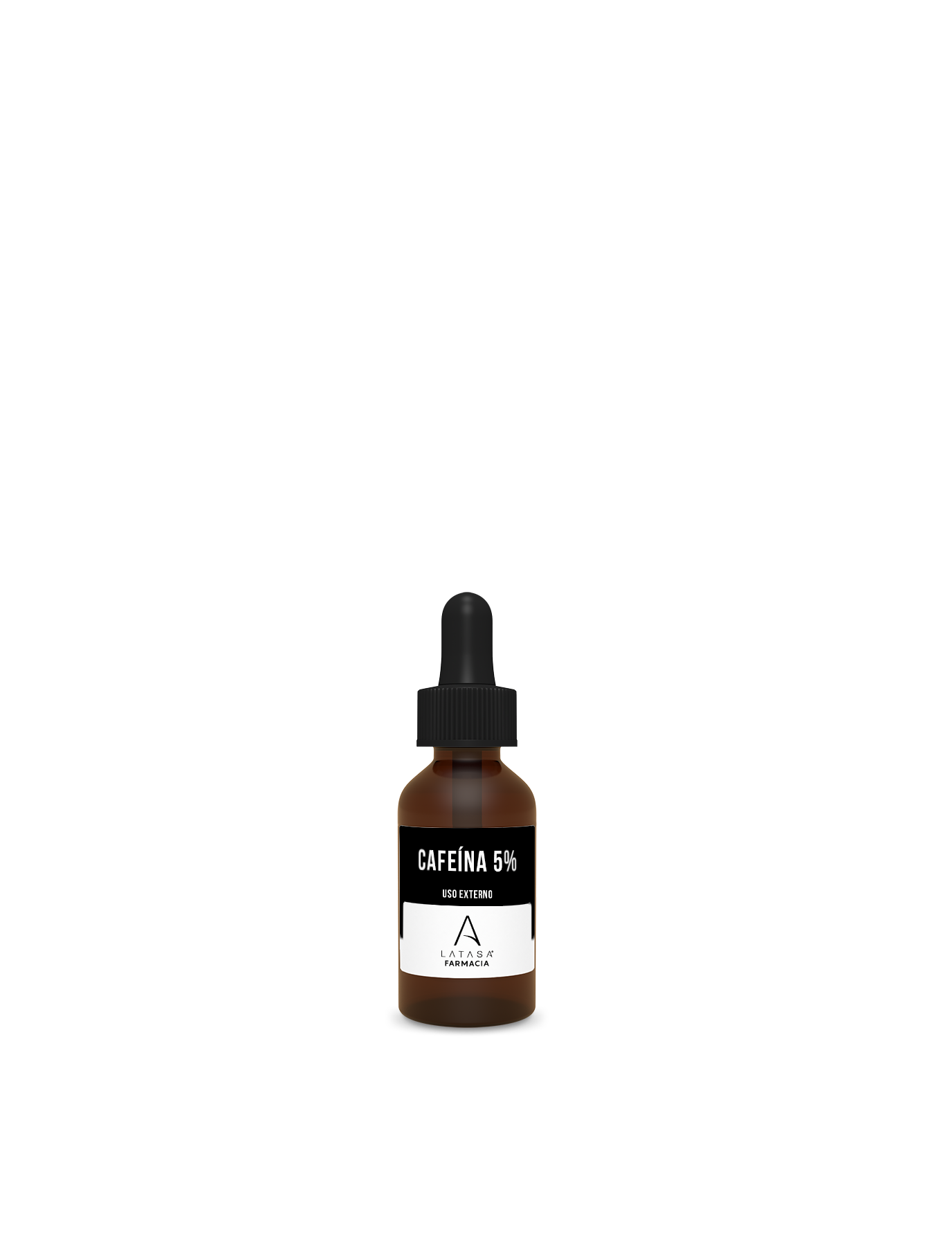 CAFEINA 5% ACTIVO CONCENTRADO LATASA 20ML Potente efecto drenante y energizante para rostro y cuerpo