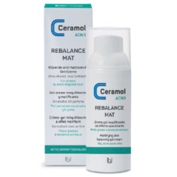 CERAMOL ACNE REBALANCE MAT 50ML Reequilibra, calma y reduce imperfecciones con textura oil-free