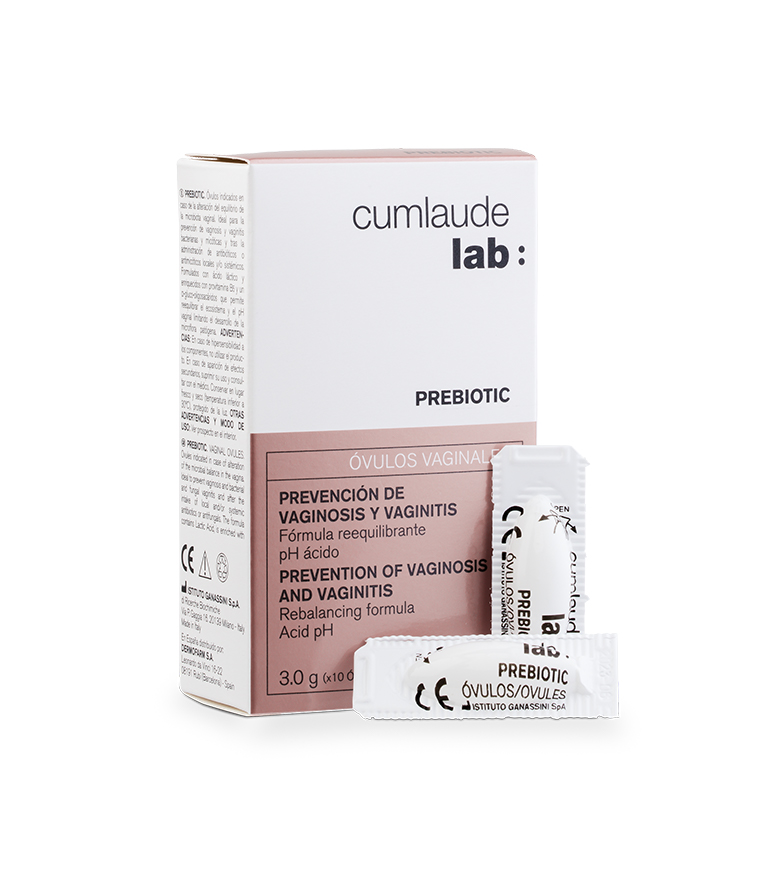 CUMLAUDE PREBIOTIC OVULOS VAGINALES 3G X 10