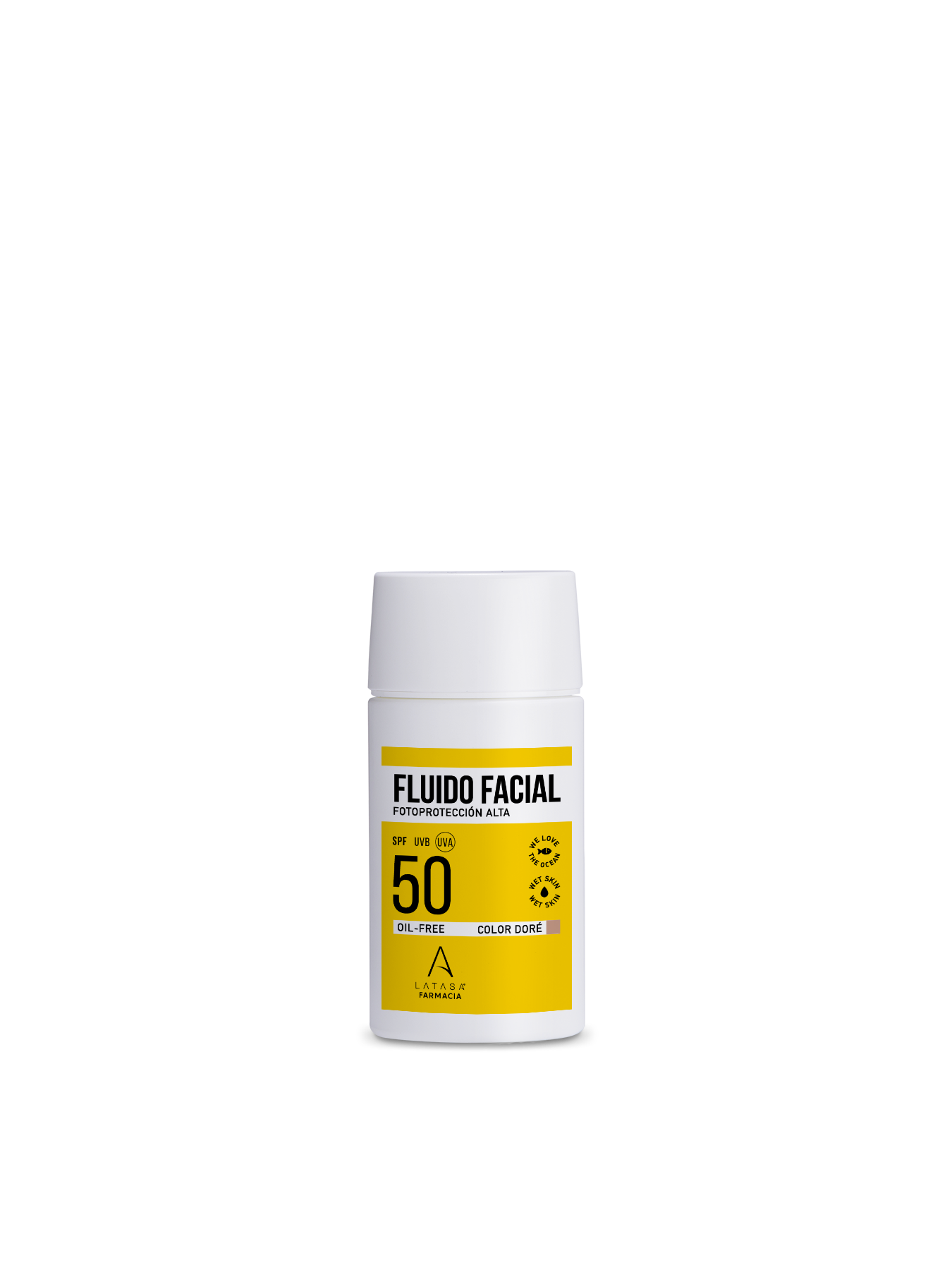 SOLAR FACIAL FLUIDO LATASA SPF 50 OIL-FREE DORE 50ML