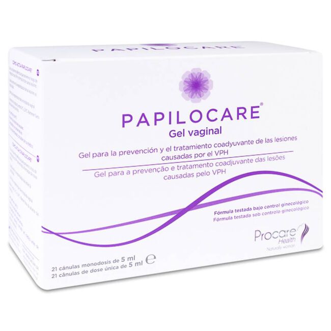 PAPILOCARE GEL VAGINAL 21 CANULAS X 5ML