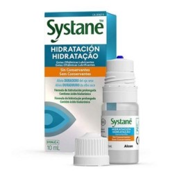 SYSTANE HIDRATACION GOTAS OFTALMICAS LUBRICANTES SIN CONSERVANTES 1 FRASCO 10 ML