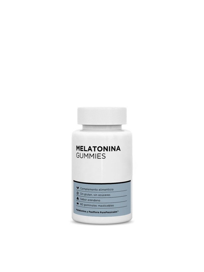 MELATONINA GUMMIES 60 GOMINOLAS MASTICABLES AYUDA A INDUCIR EL SUEÑO
