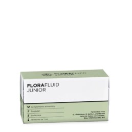 FLORA FLUID JUNIOR FARMACIA LATASA 10 FRASCOS PROBIOTICOS, DEFENSAS  Y FLORA INTESTINAL
