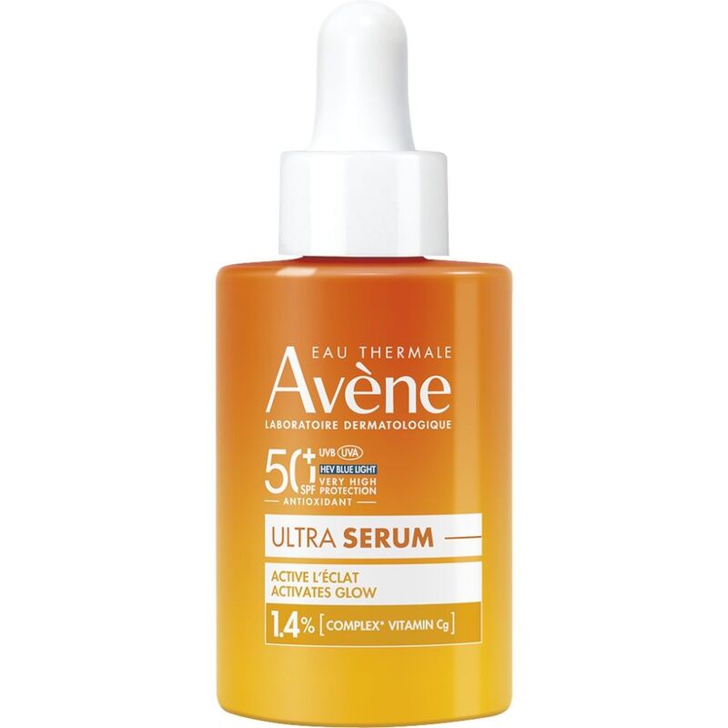 AVENE SOLAR ULTRA SERUM SPF 50+ PROTECCION CELULAR ACTIVA LA LUMINOSIDAD 30 ML