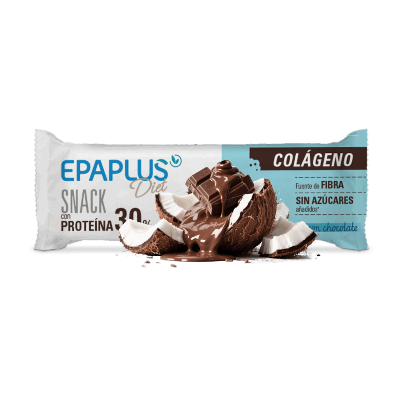 EPAPLUS DIET SNACK CON PROTEINA 30% COCO CON CHOCOLATE 50G